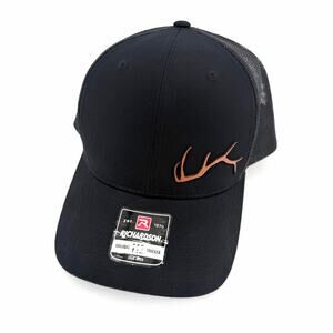 Elk Antler Richardson 112 Trucker Hat - Hunting Gift Mesh Snapback Outdoor Cap